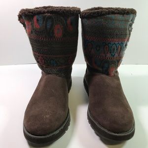 skechers 3 button boots